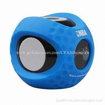 Outdoor Audio Speaker in Protective Case, Made of Silicone Material